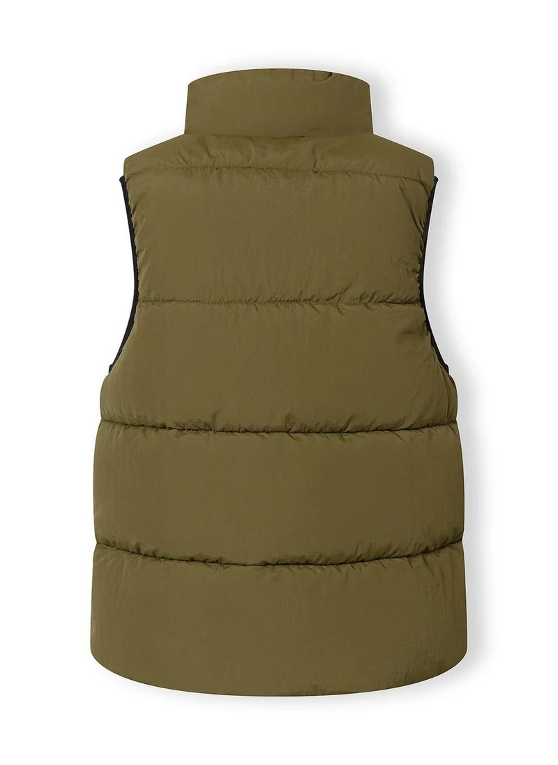 مينوتي Boys padded nylon utility waistcoat olive 3-15 years